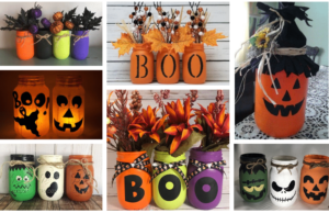 Úžasné Halloweenské dekorace: Využijte obyčejnou zavařovačku!
