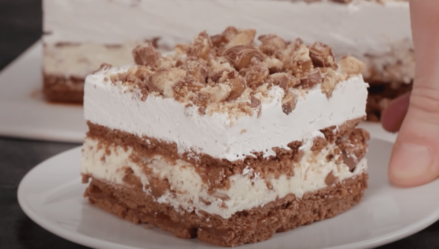 připravte si sušenkový koláč „twix“, který se rozplývá na jazyku