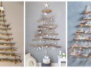 krásné dekorace na zeď – budete potřebovat větve, provázek a ozdoby