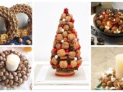 nevyhazujte ořechové skořápky: krásné dekorace na zimní období!