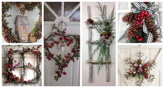 zapomeňte letos na věnec – inspirace na originální dekorace na vchodové dveře