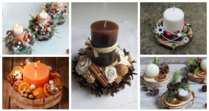 Vytvořte si letos krásný a levný zimní svícen z přírodního materiálu krásný zimní svícen, který si zvládnete vytvořit i vy – 25+ inspirací