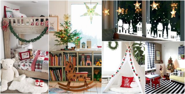 skvělé nápady na obklopení našich dětí vánoční nálodou v jejich postýlkách: isnpirace do dětských pokojů!