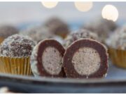 Nepečené kaštanové kuličky - luxusní vánoční cukroví