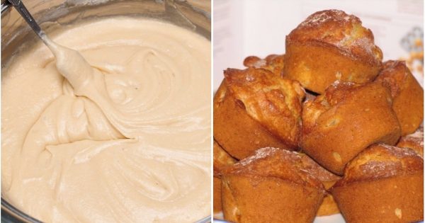 fantastické smetanové muffiny, po kterých se u vás doma jen zapráší!