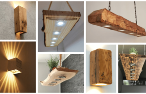 originální nápady na osvětlení do vaší domácnosti – základem je obyčejné dřevo!