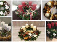 přidejte do vašeho adventního věnce také jehličí, šišky či skořápky – výsledek stojí za to!