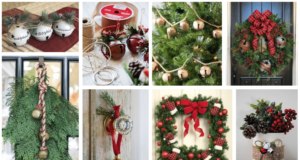 vánoční dekorace, jejichž součástí je rolnička: nechte vašim domovem znít krásné cinkání!