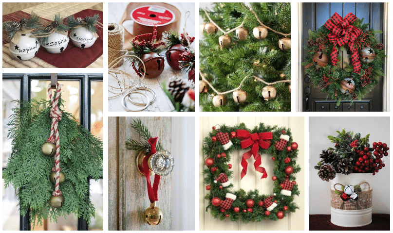 vánoční dekorace, jejichž součástí je rolnička: nechte vašim domovem znít krásné cinkání!