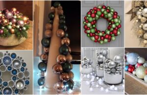 skvělé dekorativní nápady, jak využít vánoční ozdoby jinak než ke zdobení stromečku!
