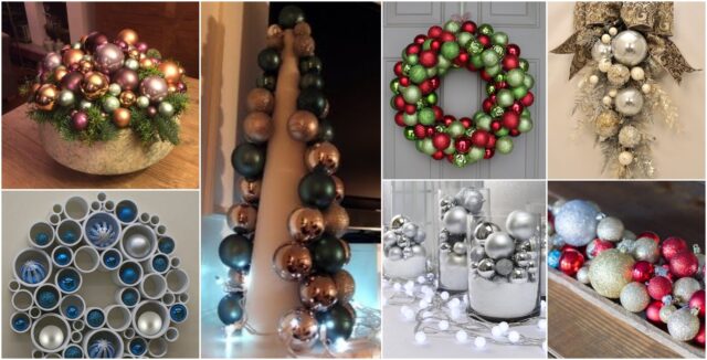 skvělé dekorativní nápady, jak využít vánoční ozdoby jinak než ke zdobení stromečku!