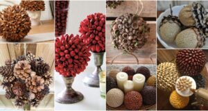 jednoduché dekorace na výrobu: dekorativní vánoční koule z přírodních materiálů!