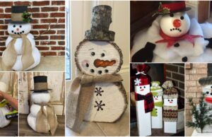 Úžasné nápady a návod na výrobu dekoračního sněhuláka na zahradu či do domu!