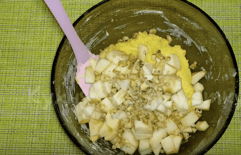 vynikající sušenky s jablky a ořechy – křupavé a uvnitř krémové