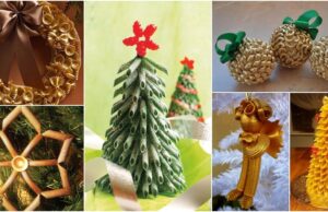 inspirace na zábavné vánoční tvoření pro děti z těstovin!