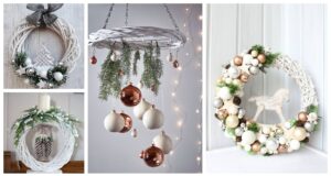 nemáte ještě zimní věnec? stačí vám obyčejný kruh z proutí za pár korun