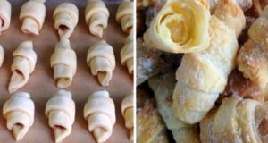 Recept na výborné domácí Croissanty s marmeládou či nutellou