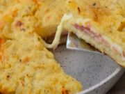 bramborová placka se sýrem a šunkou – rychlá a chutná dobrota!