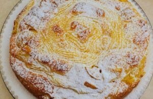 jablečný koláč s krémem – rychlý a snadný recept z 1 jablka