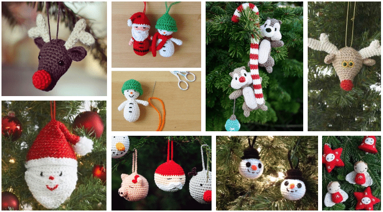 inspirace na originální pletené vánoční ozdoby – vybere si každý!