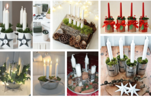 nápady a inspirace, jak využít dlouhé adventní svíčky – vybere si každý!