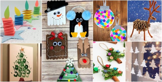 skvělé nápady kreativní aktivity pro děti, které jsou inspirované zimou!