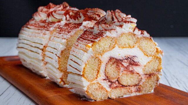 tato tiramisu roláda dokonale doplní šálek kávy – žádné vejce ani pečení tato tiramisu roláda dokonale doplní šálek kávy – žádné vejce ani pečení