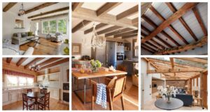 Inspirace na strop s trámy