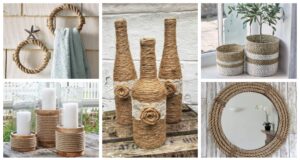 20+ inspirací z provázku: Návody, jak proměnit staré věci v moderní dekorace proměňte pomocí provázku obyčejné věci v krásné dekorace – 20+ inspirací