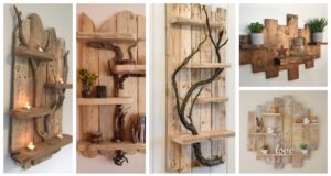 využijte starou dřevěnou paletu a obyčejné větve – krásné nástěnné dekorace