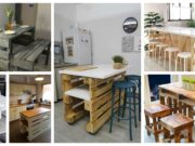 vytvořte si kuchyňský ostrůvek jen z několik dřevěných palet – galerie