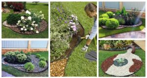 využijte levný oddělovač trávníku a můžete si tak to vylepšit zahradu – galerie