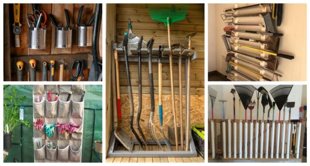 jak si uspořádat zahradní nářadí v kůlničce? 50 nejlepších levných a jednoduchých tipů