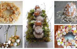 proměňte vaječné skořápky v krásné jarní dekorace – 25+ inspirací, které vás budou těšit
