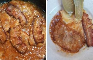 Nakládaná cikánská pečeně se slaninou, cibulí a pikantním kořením