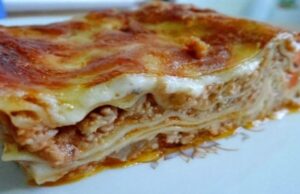 domácí lasagne z mletého vepřového masa