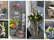 Při čištění zahrady sesbírali březové dřevo, které následně proměnili v úžasné dekorace pri cisteni zahrady sesbirali brezove drevo ktere nasledne promenili v krasne dekorace