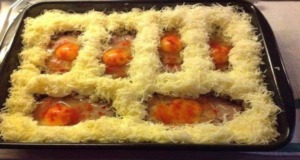 Nejoblíbenější recept na zapečené mleté maso s houbami, strouhaným sýrem a vejci zapečené mleté maso s houbami, strouhaným sýrem a vejci