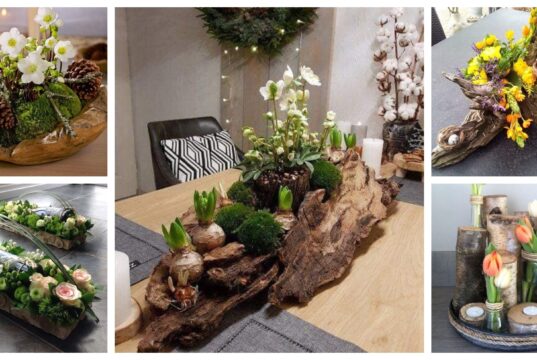 Neházejte polínka do kamen! Vyrobte si z nich luxusní jarní „ostrov“ uprostřed stolu vyzdobte si jarni stul originalne dekorace vytvorene ze stareho parezu a polinka