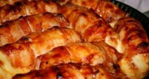 Plněné zelné závitky s vepřovým masem, slaninou, cibulí a vynikající chutí! Plněné zelné závitky s vepřovým masem, slaninou a cibulí