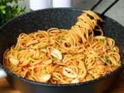 velmi chutné špagety s česnekem – jednoduchá a rychlá večeře