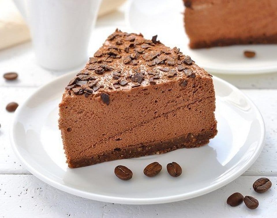 Čokoládovo-tvarohový koláč bez pečení POUZE ZE TŘÍ SUROVIN