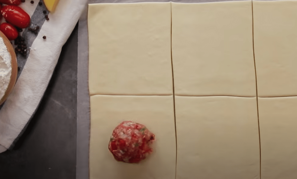 fantastický předkrm v podobě mletého masa v listovém těstíčku: snadná a rychlá příprava!