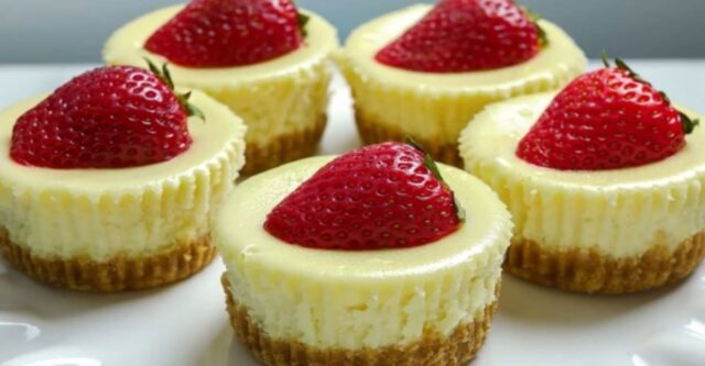 Návštěvník byl ohromen a okamžitě požádal o recept: Slavný, krémový mini cheesecake Návštěvník byl ohromen a okamžitě požádal o recept: Slavný, krémový mini cheesecake