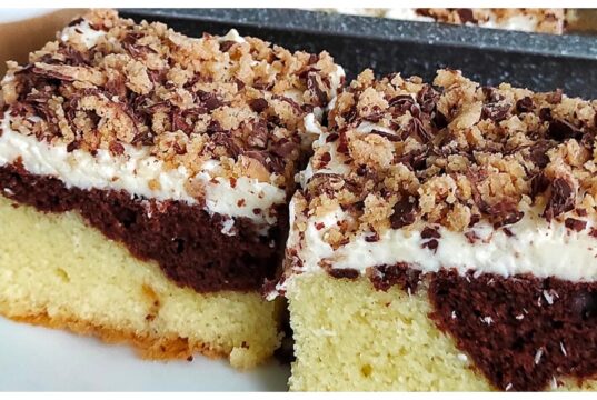 kokosové řezy se strouhanou margot tyčinkou s jednoduchou přípravou a skvělou chutí