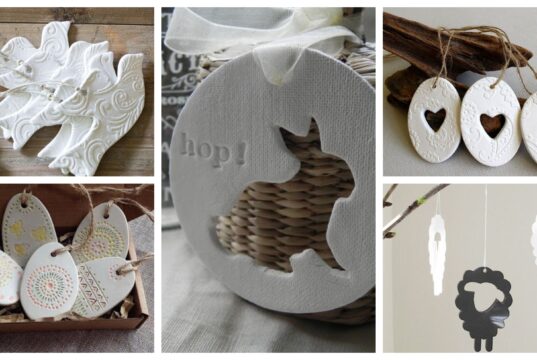 Jarní dekorace ze studeného porcelánu: K vytvoření stačí jen škrob a jedlá soda kouzlo studeného porcelánu – jarní dekorace ze škrobu a jedlé sody