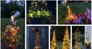 Rozzařte si svou zahrádku tímto skvělým nápadem – Stačí přidat světýlka do květináče! rozzařte si svou zahrádku tímto skvělým nápadem – stačí přidat světýlka do květináče!