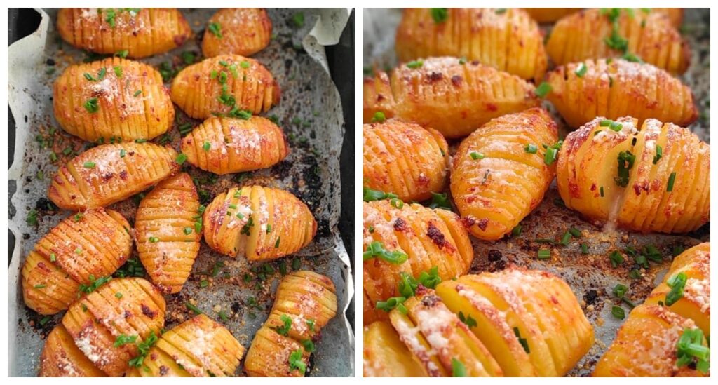 vynikající pečené brambory hasselback – příloha, kterou si zamilujete