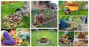 vytvořte si krásné a levné dekorace na vaší zahradu – 25+ inspirací