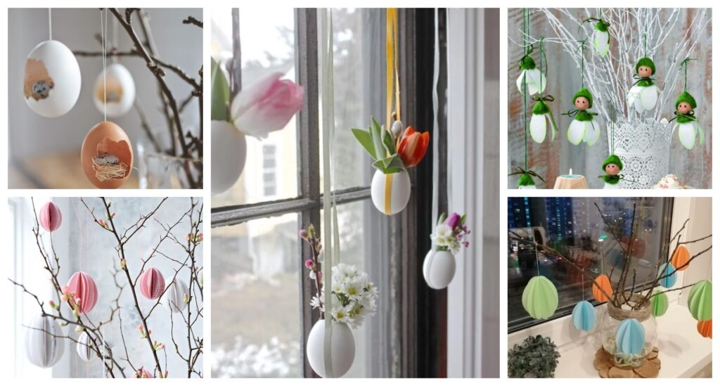vytvořte si nádherné závěsné dekorace, které vás budou těšit jarní měsíce